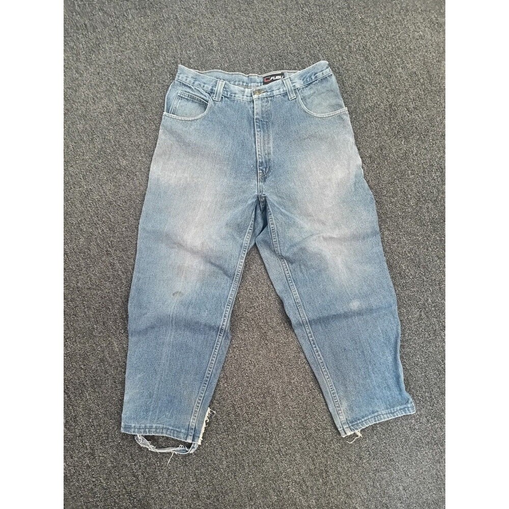 Vintage FUBU The Collection Baggy Carpenter Jeans Size 36